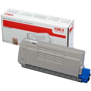 Toner OKI 44318657 (C711), bílá (white), originál