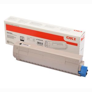 Toner OKI 46443104, C833, C843, černá (black), originál