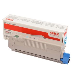 Toner OKI 46507507, C612, azurová (cyan), originál