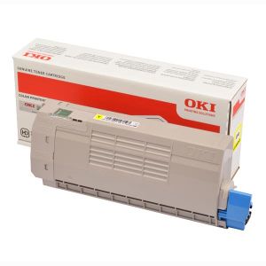 Toner OKI 46507613, C712, žlutá (yellow), originál