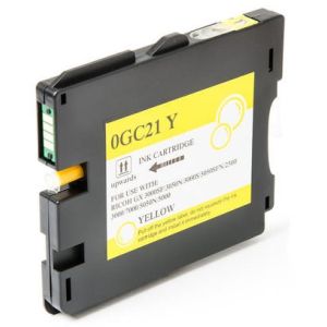 Cartridge Ricoh GC21Y, 405535, žlutá (yellow), alternativní