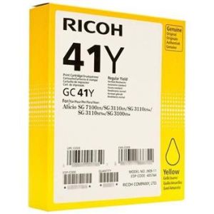 Cartridge Ricoh GC41HY, 405764, žlutá (yellow), originál