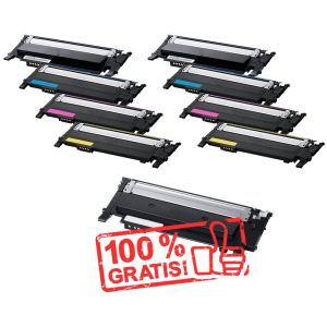 Toner 2 x Samsung CLT-P404C + CLT-K404S ZDARMA, multipack, alternativní