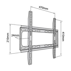 TB TV wall mount TB-450 až 56", 40kg max VESA 400x400 TB-450