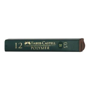 Grafitové tuhy FABER-CASTELL 2H/0,5mm, 12 ks