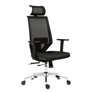 Kancelářská židle Edge černá s černým sedákem