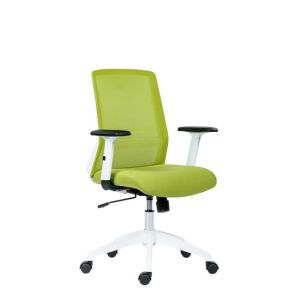 Kancelářská židle Novello White zelená