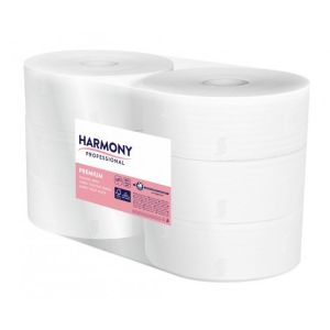 Toaletní papír 2-vrstvý Harmony Premium Jumbo 26 cm, návin 236 m (1 ks)