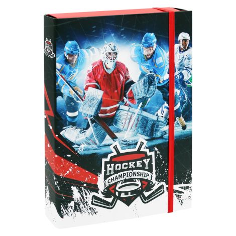 Box na sešity A4 Jumbo MAX - Hockey