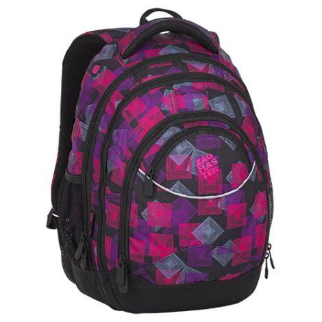 Studentský batoh ENERGY 8 E BLACK/PINK/VIOLET