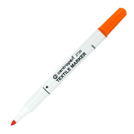 Popisovač CENTROPEN 2739 Textile - oranžový