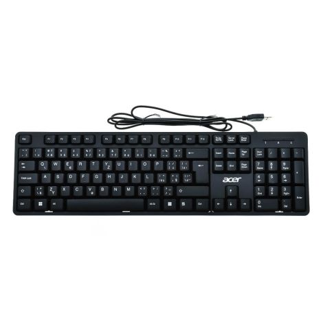 Acer Wired Keyboard/Drôtová USB/ CZ- SK layout/Čierna GP.KBD11.041