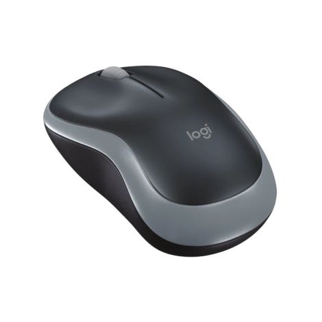 Logitech M185/Kancelárska/Optická/1 000 DPI/Bezdrôtová USB/Šedá 910-002235