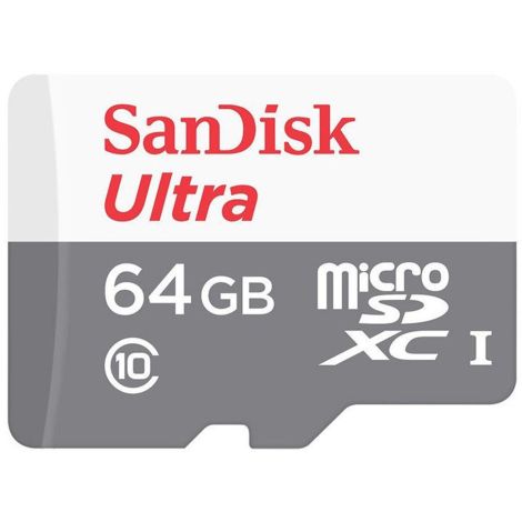 SanDisk Ultra/micro SDXC/64GB/UHS-I U1 / Class 10 SDSQUNR-064G-GN3MN