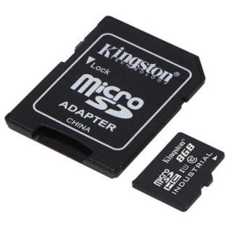 Kingston Industrial/micro SDHC/8GB/UHS-I U3 / Class 10/+ Adaptér SDCIT2/8GB