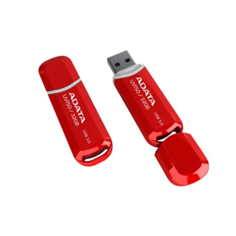 ADATA UV150/32GB/USB 3.0/USB-A/Červená AUV150-32G-RRD