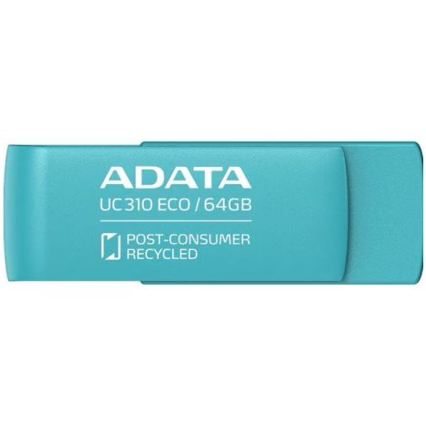 ADATA UC310 ECO/64GB/USB 3.2/USB-A/Zelená UC310E-64G-RGN