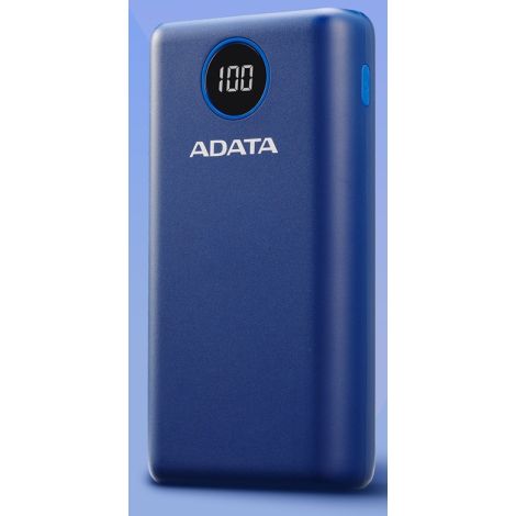 ADATA P20000QCD Power Bank 20000mAh modrá AP20000QCD-DGT-CDB