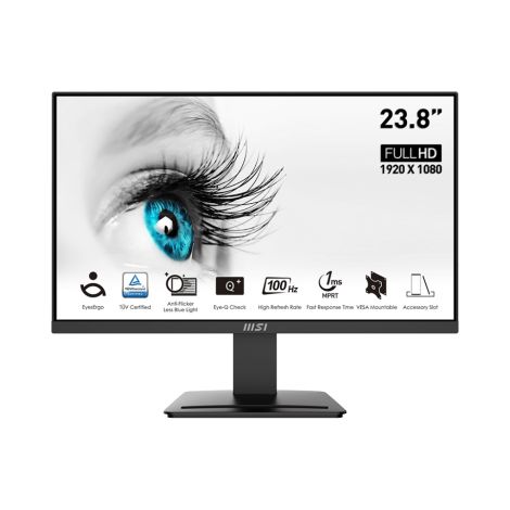 MSI Pro/MP2412/23,8"/VA/FHD/100Hz/1ms/Black/2R PRO MP2412