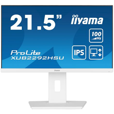 iiyama ProLite/XUB2292HSU-W6/21,5"/IPS/FHD/100Hz/0,4ms/White/3R XUB2292HSU-W6