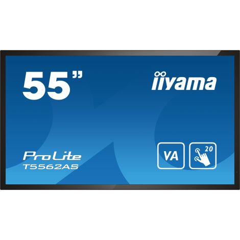 55" iiyama T5562AS-B1: IPS, 4K UHD, Android, 24/7 T5562AS-B1