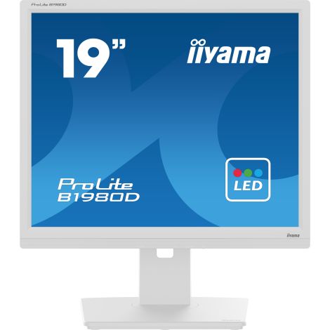 iiyama ProLite/B1980D-W5/19"/TN/1280x1024/60Hz/5ms/White/3R B1980D-W5