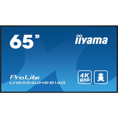 iiyama ProLite/LH6554UHS-B1AG/64,5"/IPS/4K UHD/60Hz/8ms/Black/3R LH6554UHS-B1AG