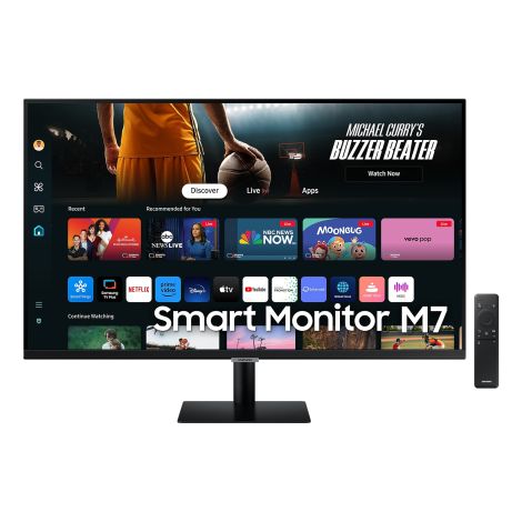 Samsung Smart Monitor/M70D/32"/VA/4K UHD/60Hz/4ms/Black/3R LS32DM702UUXDU