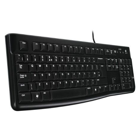 Logitech K120/Drôtová USB/ CZ- SK layout/Čierna 920-002641