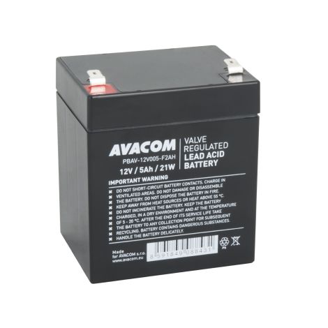 AVACOM batéria 12V 5Ah F2 HighRate (PBAV-12V005-F2AH) PBAV-12V005-F2AH