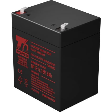 Akumulátor T6 Power NP12-5, 12V, 5Ah T6UPS0022