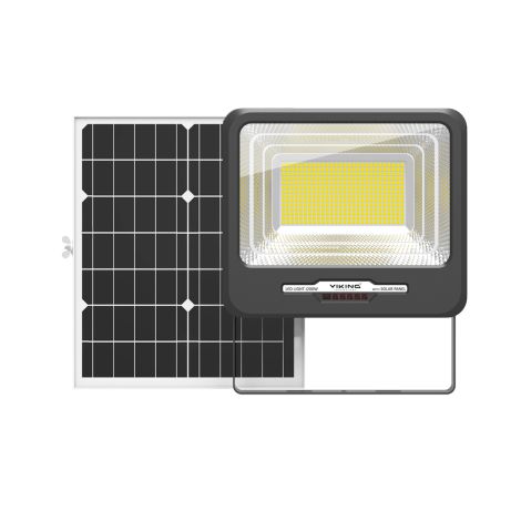 LED svetlo Viking J200W so solárnym panelom J200W