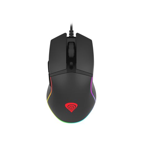 Genesis herná optická myš KRYPTON 220/RGB/6400 DPI/Herná/Optická/6 000 DPI/Drôtová USB/Čierna NMG-1770