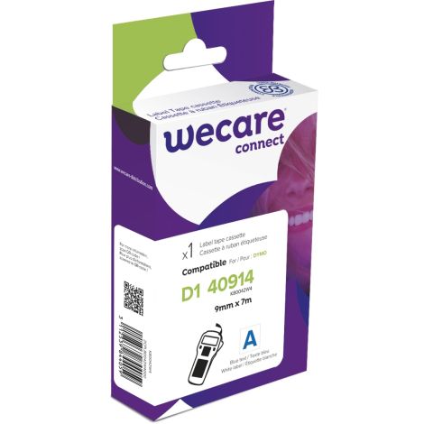 WECARE ARMOR páska kompatibilná s DYMO S0720690,Blue/White,9MM*7M K80042W4