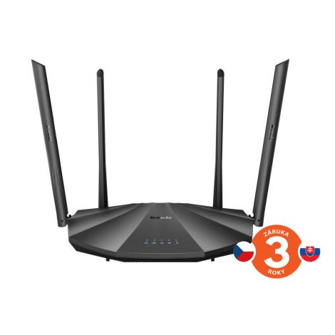 Tenda AC19 WiFi Router 2100Mb/s, 1x GWAN, 4x GLAN, 1x USB, VPN, IPv6, 4x6dBi, 4x4 MU-MIMO, CZ AC2100 75011842