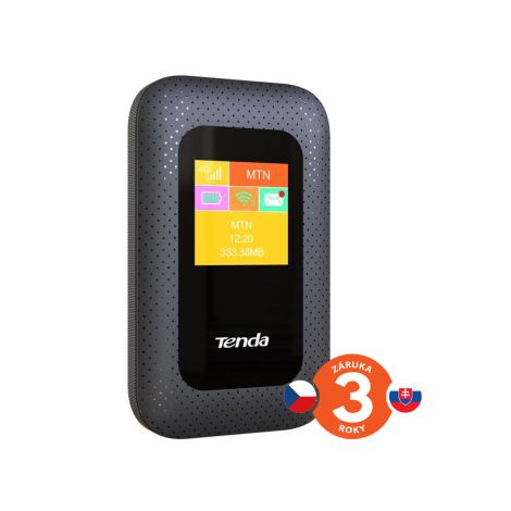 Tenda 4G185 Wi-Fi N300 mobil 4G LTE Hotspot s LCD, batéria 2100 mAh, 1x microSIM, microSD, až 10 hod 75011905