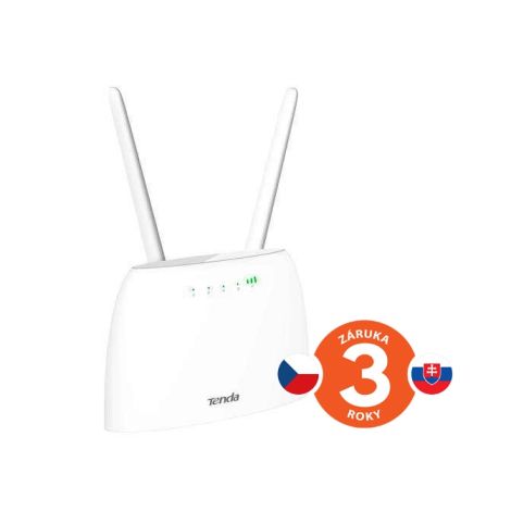 Tenda 4G07 Wi-Fi AC1200 4G LTE smerovač, 2x WAN/LAN, 1x miniSIM, IPv6, VPN, LTE Cat.4,4x anténa, CZ app 75011917