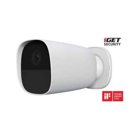 iGET SECURITY EP26 White - WiFi batériová FullHD kamera, IP65, zvuk, samostatná a pre alarm M5-4G CZ 75020626