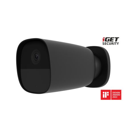 iGET SECURITY EP26 Black - WiFi batériová FullHD kamera, IP65, zvuk, samostatná a pre alarm M5-4G CZ 75020686