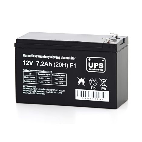 UPS batéria 12V 7,2Ah F1 14552