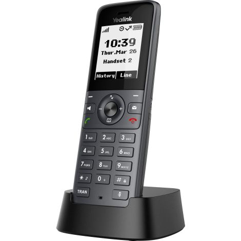 Yealink W71H SIP DECT rúčka, 1,8" čiernobiely displej W71H