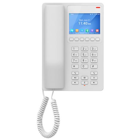 Grandstream GHP630 SIP hotelový telefón s displejom, biely GHP630