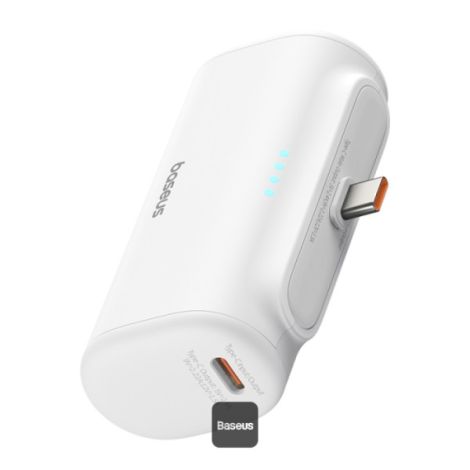 Baseus power banka 5000mAh 20W USB-C biela 6932172659516