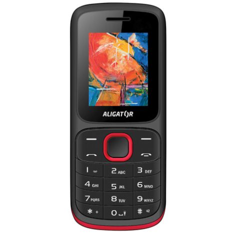 ALIGATOR D210 Dual sim čierno-červený AD210BR