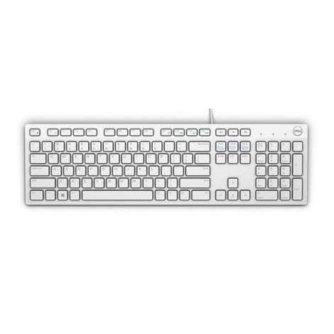 Dell KB216/Drôtová USB/US layout/Biela 580-ADGM