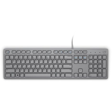 Dell KB216/Drôtová USB/UK layout/Sivá 580-ADHL