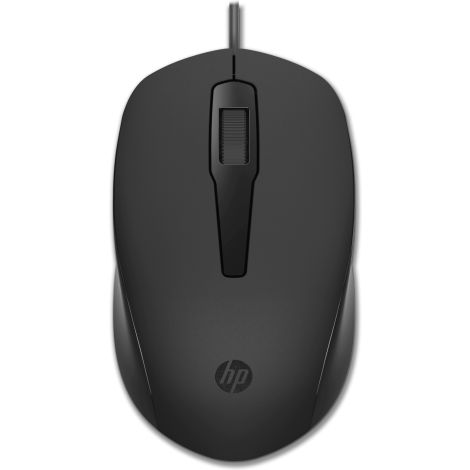 HP 150 Mouse/Kancelárska/Optická/1 600 DPI/Drôtová USB/Čierna 240J6AA#ABB