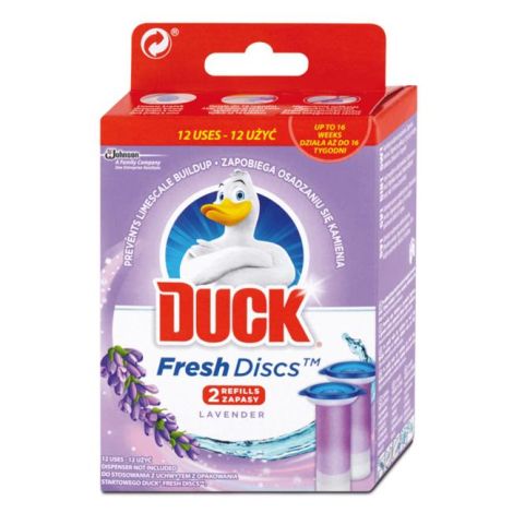 Náhrada DUCK Fresh Discs WC gel 2 x 36 ml Levandule