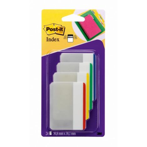 Post-it index silný široký klasické barvy 50,8 x 38 mm