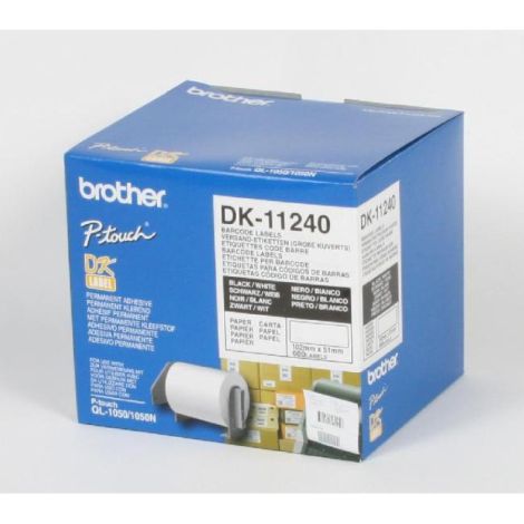 Samolepící etikety Brother QL 102x51 mm čárové kódy bílé